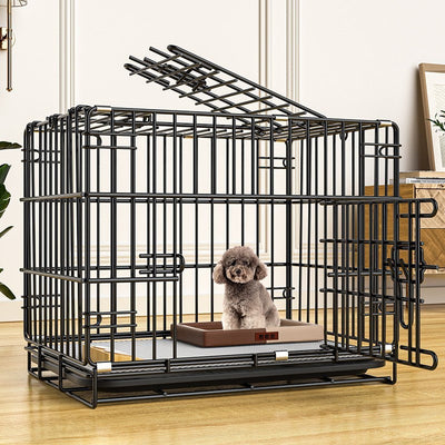 Dog Pet Cage Folding Encryption Bold